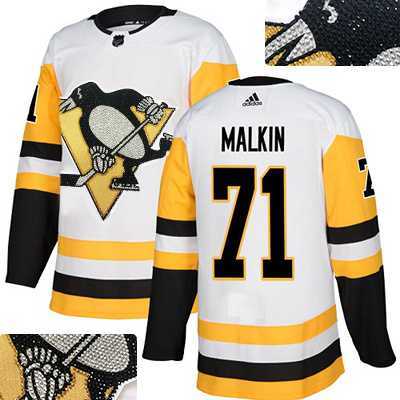 Penguins #71 Evgeni Malkin White Glittery Edition Adidas Jersey,We sell and wholesale Penguins #71 Evgeni Malkin White Glittery Edition Adidas Jersey on line form chian!